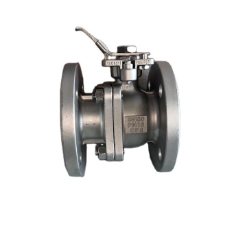 DIN F4 Flanged Ball Valve PN16 ISO5211 Mounting Pad Locking Handle