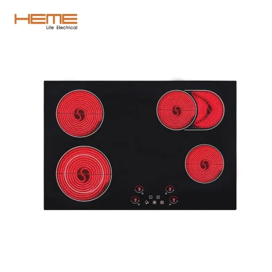 Ceramic Glass Top Electric Hob 4 Burner Built-in Cooker