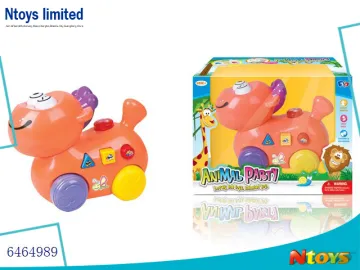 6464989 BABY TOY BO ELECTRIC ANIMAL DEER W/LIGHT/MUSIC.W/O 3*AA BATTERIES