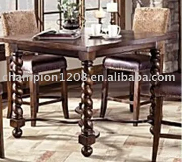 Luxuary antique wooden dinning table