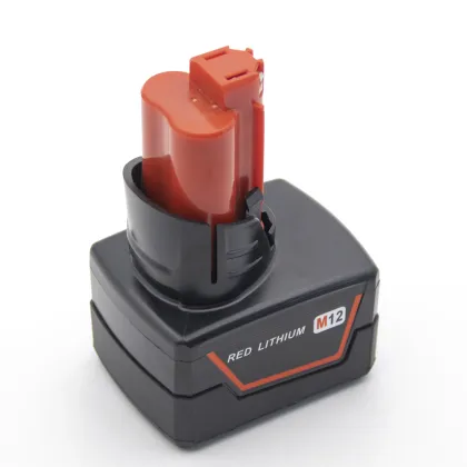 12V Milwaukee Compatible Battery with LED Indicator, 4Ah for Electric Drills