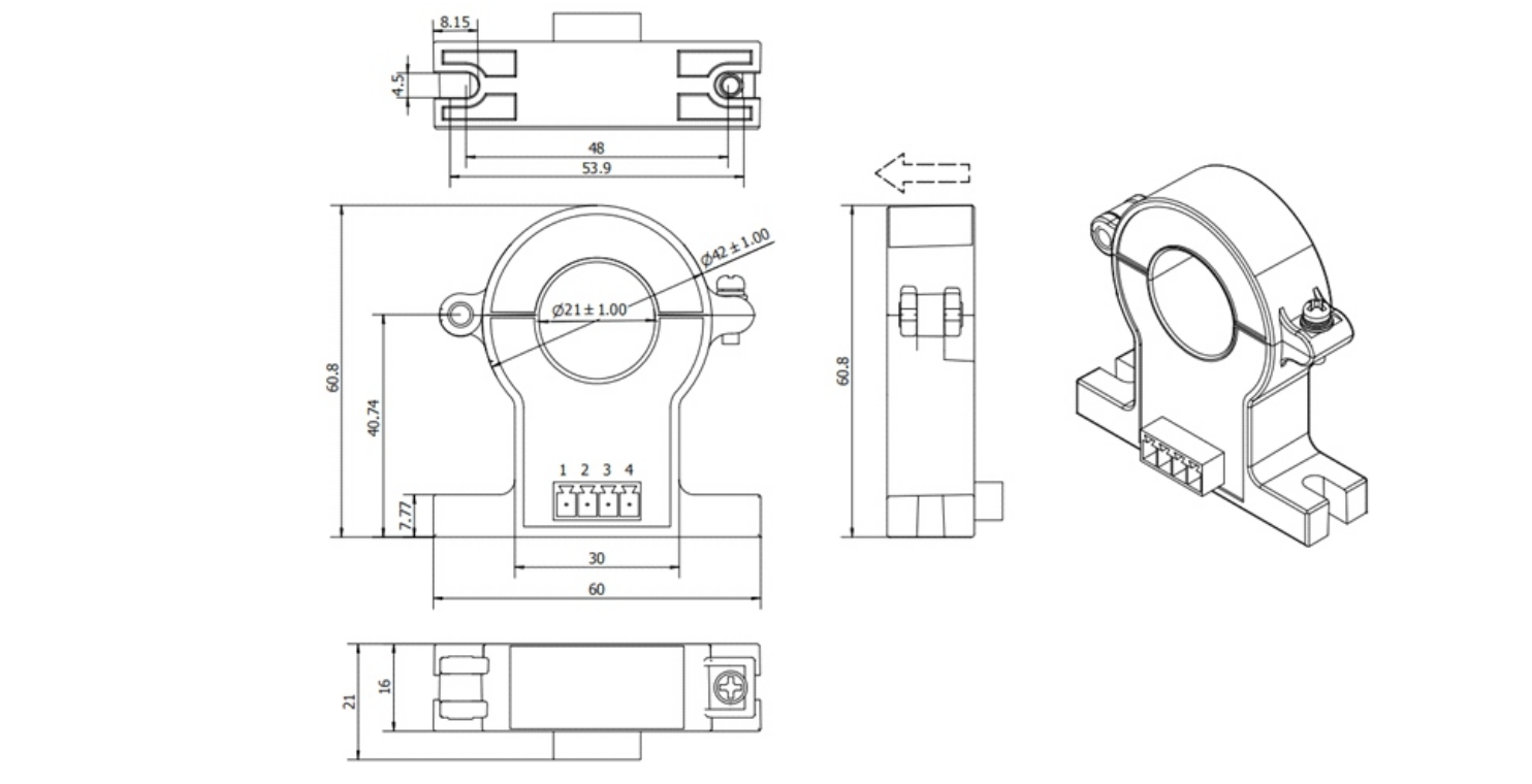 Industrial Hall Current Sensor