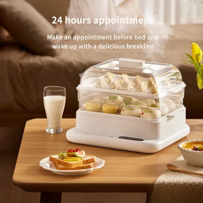 Wholesale 3-Layer 34L 800W Electric Food Steamer