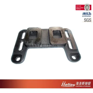 Metal base plate for combine harvester