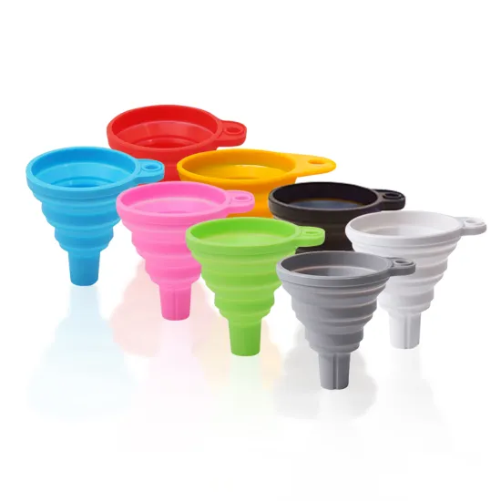Factory New Foldable Silicone Funnel: Perfect Kitchen Tool for Easy Liquid Transfer