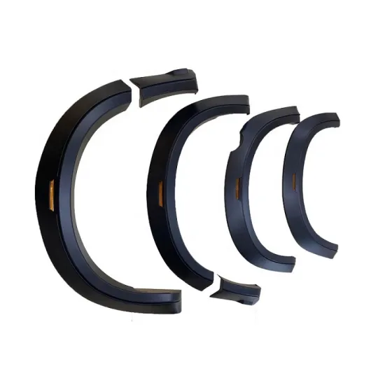 Black Fender Flares with LED Eyebrow Protector for Chevrolet Colorado 2015-2020