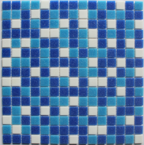 material de la piscina mosaico de vidrio