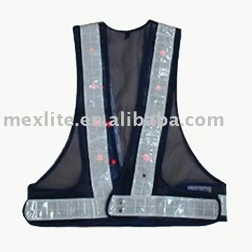 Led safety vest