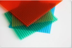 100% virgin material twin wall polycarbonate hollow sheet