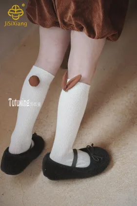 Korean Cute Rabbit Ear Middle Socks