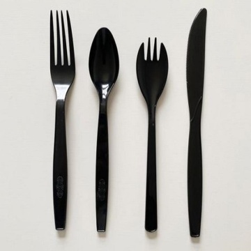 BSCI audited cheap biodegradable plastic cutlery fork spoon