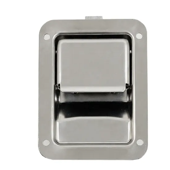 Non-locking Stainless Steel Recessed Flush Paddle Latch Lock GL-12132