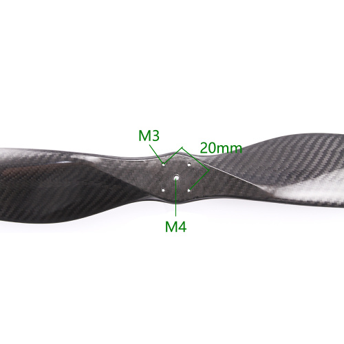 24inch carbon fiber balsa wood composite propeller