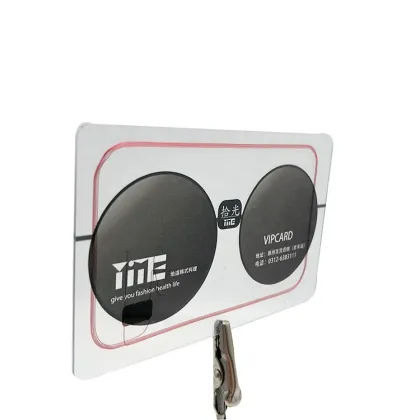 Transparent plastic cards membership cards with rfid chips