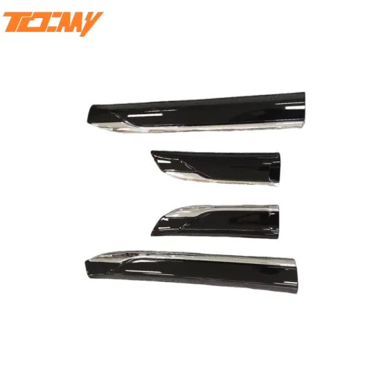 ABS Chrome & PP Car Side Door Line Garnish for 2022 Toyota Land Cruiser LC300 - TDCMY New Items