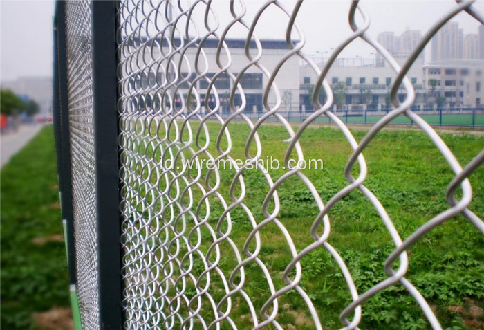 PVC Dilapisi Chain Link Fence Netting