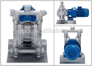 DBY3-10 electric double diaphragm pumps in aluminum alloy with fluororubber diaphragm