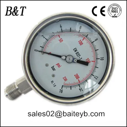 All stainless steel wika manometer