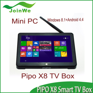 android tv box 4k Pipo X8 2gb 32gb Intel Cherrytrail Z3735F Quad Core media player Pipo X8 Mini PC tv box