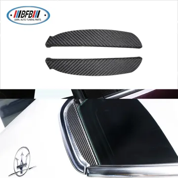 High Fitment Auto Carbon Fiber Window Center C-Pillar Trims for Maserati Ghibli 2014-2017