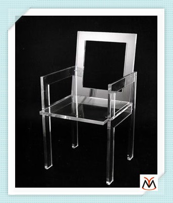 noble acrylic chair,clear square acrylic dining chair