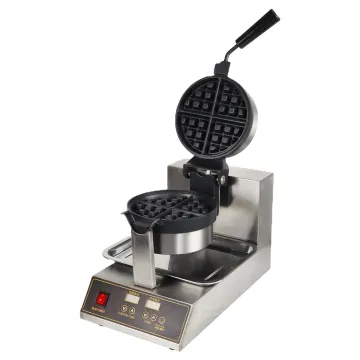 Professional 1-Plate Digital Rotary Waffle Maker: A Top Choice for Commercial Snack Equipment