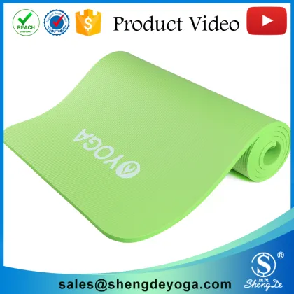 2015 premium nbr yoga mat, nbr yoga mat with strap, yogamatte yoga matratze