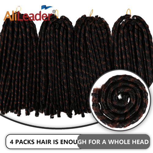 Locs Natural Synthetic Hair Soft Locs Hair Extensions Faux Locs For Women Supplier