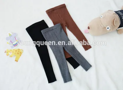 CL06 winter knit pants comfortable and warm boys and girls leggings children pants wool pants