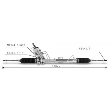 Crémaillère de direction assistée hydraulique pour Volkswagen Gol G5