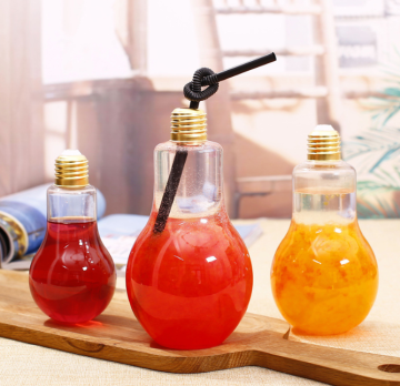Colorful Plastic Light Bulb Shaped Cups - LED Decorations for Festivals