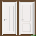 White Main Entrance Wooden Door