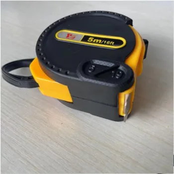 Wear resistant steel tape with black rubber sleeve