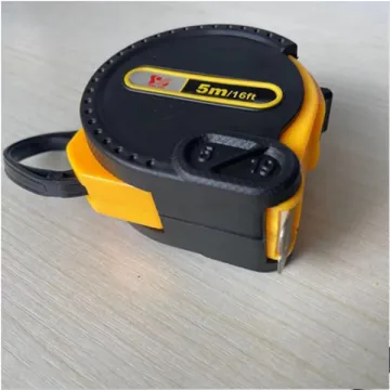Wear resistant steel tape with black rubber sleeve