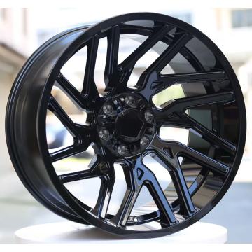 Llantas multirradio de 22 pulgadas en negro brillante