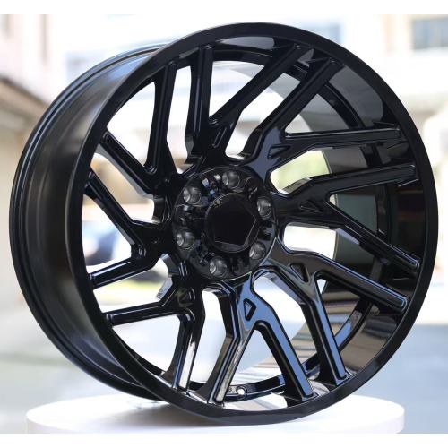 Llantas multirradio de 22 pulgadas en negro brillante