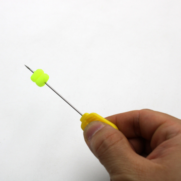 High-Visibility Yellow Hand Carp Fishing Braided Hair Needle" 

However, to make it more search-engine friendly and concise, you might consider:

"Carp Fishing with High-Visibility Yellow Braided Hair Needle