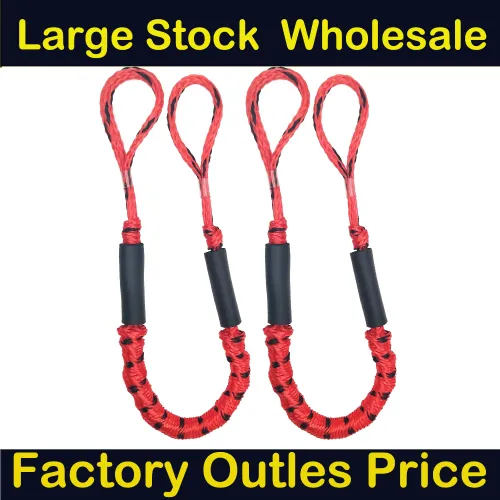 Boat Dock Bungee Boat Launch Line 4ft, High Quality Boat Dock Bungee