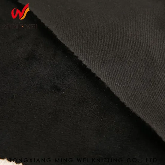 Latest product custom design knit velour fabric for garment