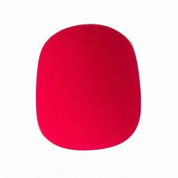 AQTA microphone windscreen, available in color red