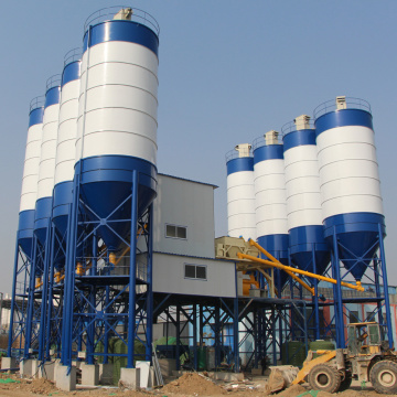 180m3 belt type large concrete batching plant