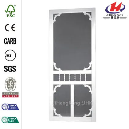 Vinyl White Carolina Screen Door