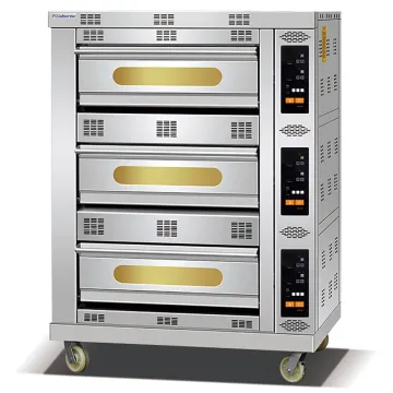 3-Deck 6-Tray Commercial Industrial Stainless Steel Ovens