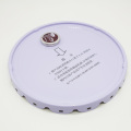 Metal Bucket with lacy and metal Lid