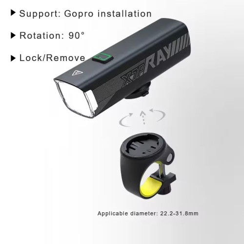 સાયકલિંગ સાધનો શ્રેષ્ઠ એલઇડી બાઇક લાઇટ્સ 2600 એમએએચ યુએસબી રિચાર્જ સાયકલ હેડલાઇટ્સ વોટરપ્રૂફ રેટિંગ બાઇક હેડ લાઇટ