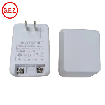 White and Black Screw type AC Adapter