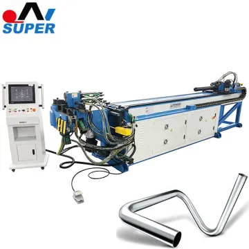 76mm Round Pipe CNC Mandrel Bender: Exhaust Rolling Hydraulic Tube Bending Machine