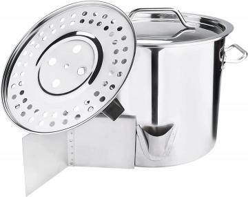 20QT Stainless Steel Tamale Steamer Pot