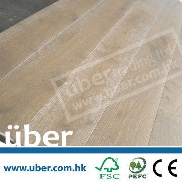 Smoked & Natural Oiled Oak (European White Oak) Engineered Wood Flooring
