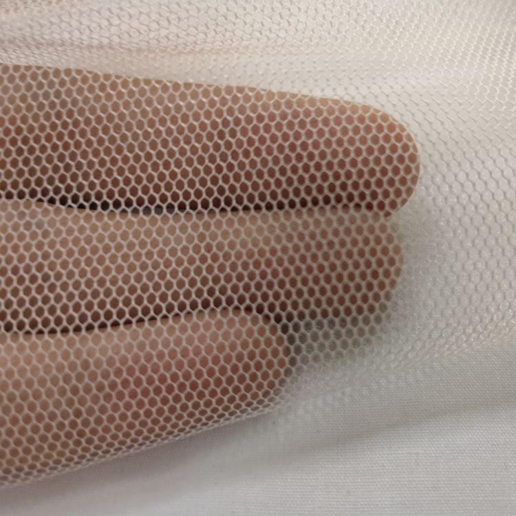 Tessuto da sposa in rete di tulle a maglia in poliestere 50D